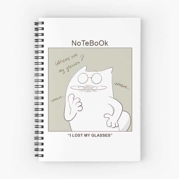Item preview, Cat searches for Glasses designed and sold by Mobile's Blue Sky.