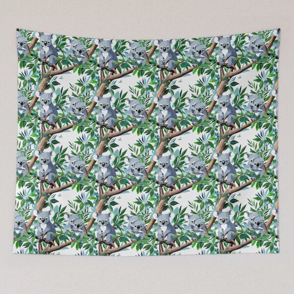 Item preview, Koala in Gum Leaves designed and sold by Canvas-Whispers.