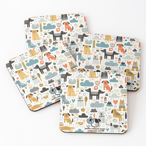 Item preview, Hand-Drawn Dogs, Endless Joy designed and sold by Vanich-Panich.