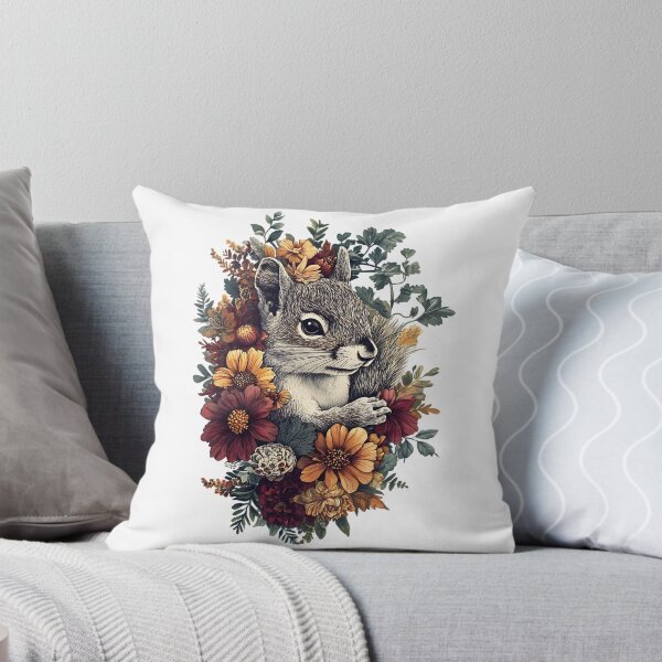 Item preview, Vintage Floral Squirrel designed and sold by bapupa.