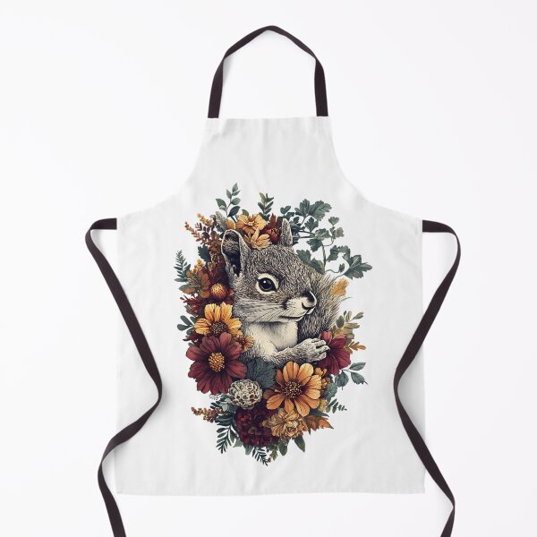 Item preview, Vintage Floral Squirrel designed and sold by bapupa.