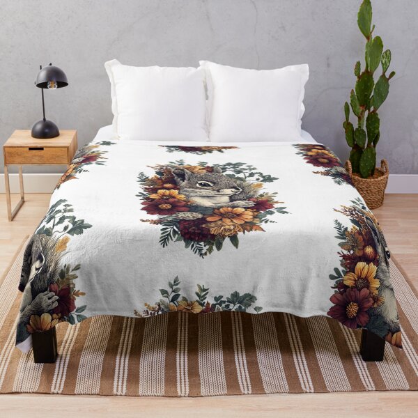 Item preview, Vintage Floral Squirrel designed and sold by bapupa.