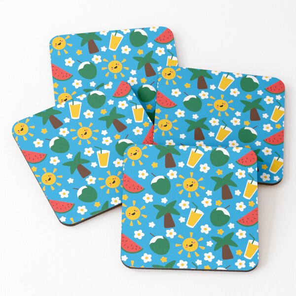 Item preview, Sunny Summer Vibes: Watermelon, Coconuts & Flowers designed and sold by Tulip Creators .