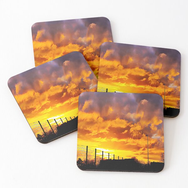 Item preview, Sunset – fiery colors in the evening sky designed and sold by Ascooepics.