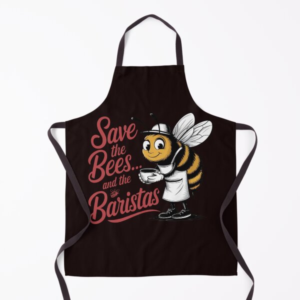 Item preview, Save the Bees... and the Baristas designed and sold by FrameFlow.