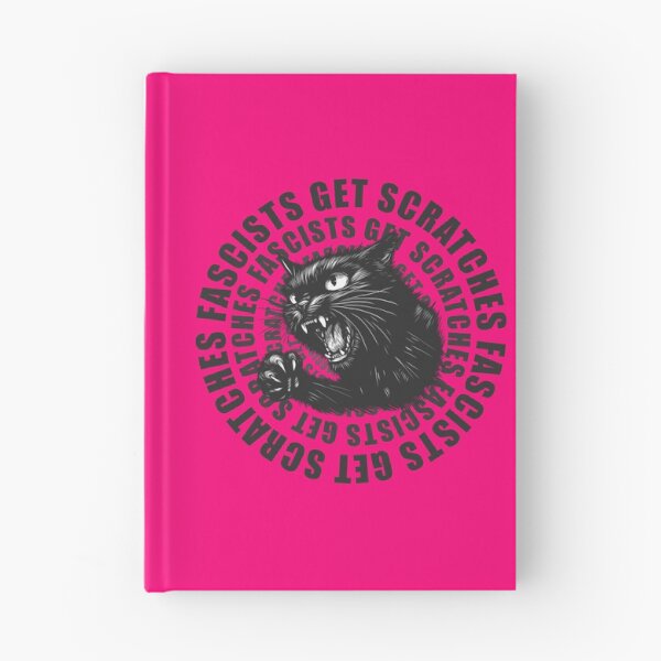Item preview, Black Cat Fascists Get Scratches v2 designed and sold by KilkennyCat Art.