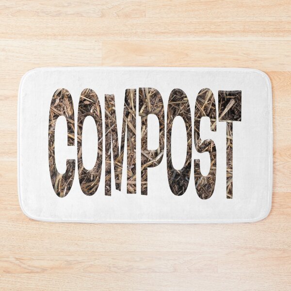 Item preview, Digital composite - the word compost with an overlay of horse manure.  designed and sold by funkyworm.