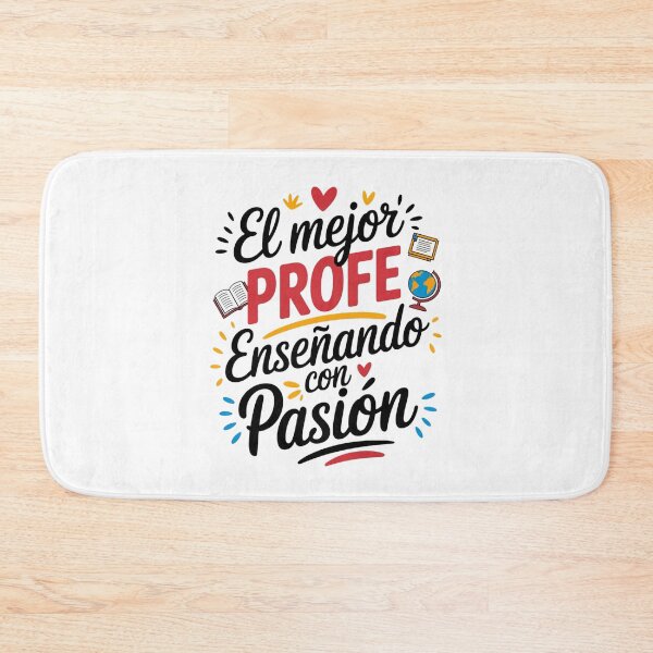 Item preview, El Mejor Profe Enseñando con Pasión Español Maestro designed and sold by BunBuntheDog-.