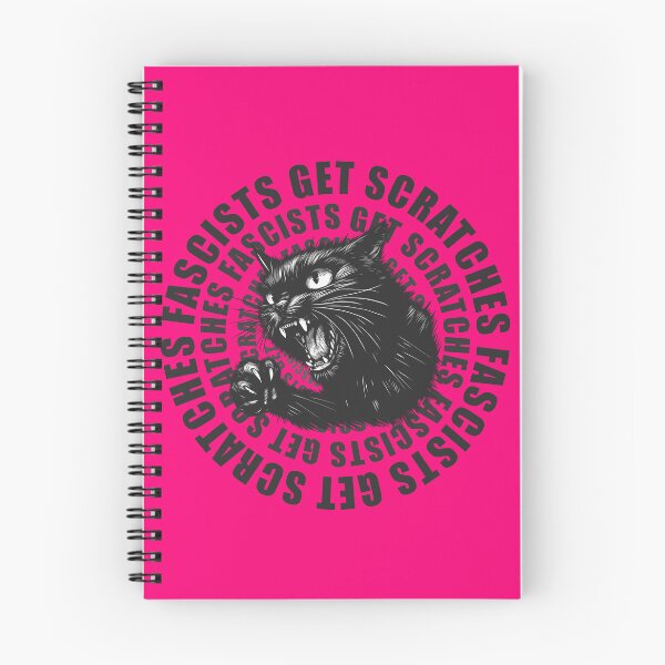 Item preview, Black Cat Fascists Get Scratches v2 designed and sold by KilkennyCat Art.