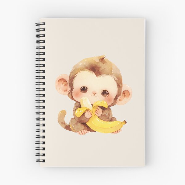 Item preview, Adorable Cute Monkey Eating a Banana designed and sold by MA DESIGNS.