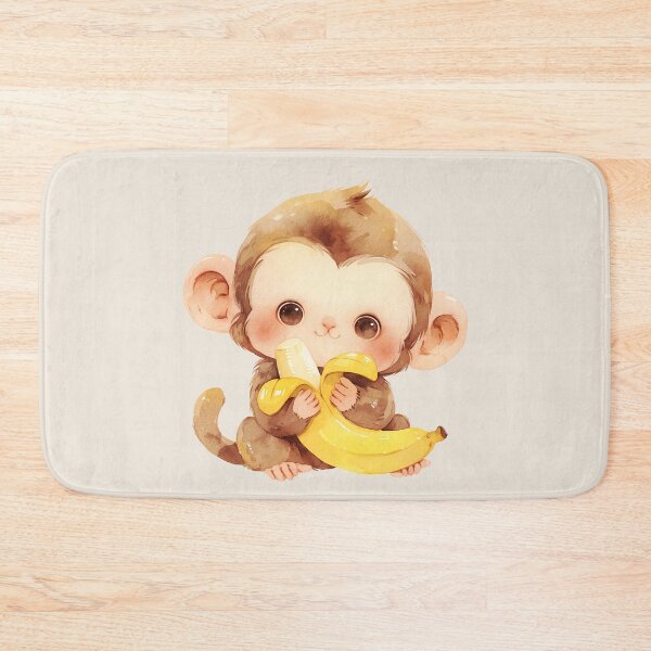 Item preview, Adorable Cute Monkey Eating a Banana designed and sold by MA DESIGNS.