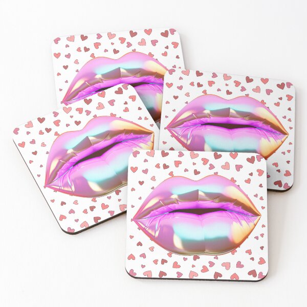 Item preview, Glitter Lips : pink! love heart  Classic T-Shirt designed and sold by Grxcreation.