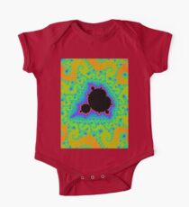 the Mandelbrot set in gold One Piece - Short Sleeve