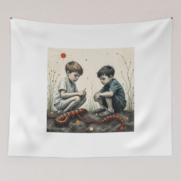 Item preview, Boys and centipedes  designed and sold by Terry Collett.