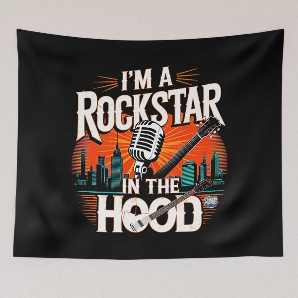 Item preview, I'm A Rockstar In The Hood designed and sold by SteezeeStore.