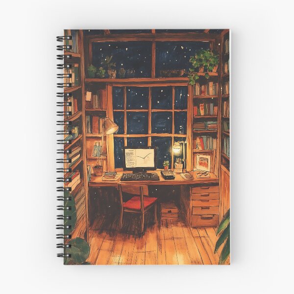 Item preview, Cozy Lofi Study designed and sold by bapupa.