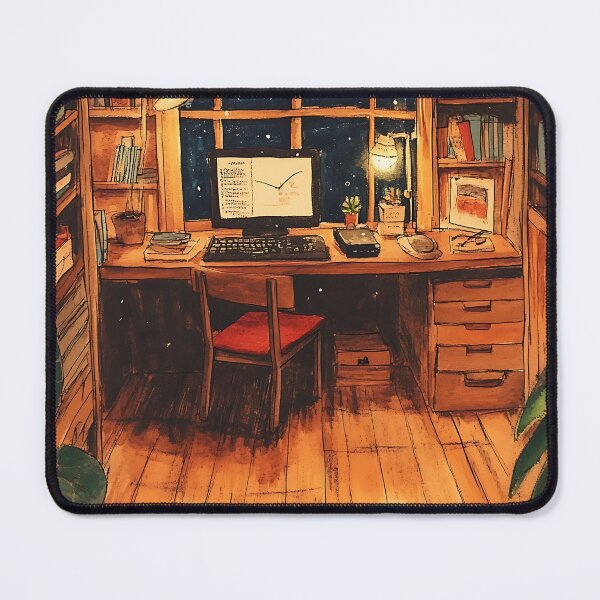 Item preview, Cozy Lofi Study designed and sold by bapupa.