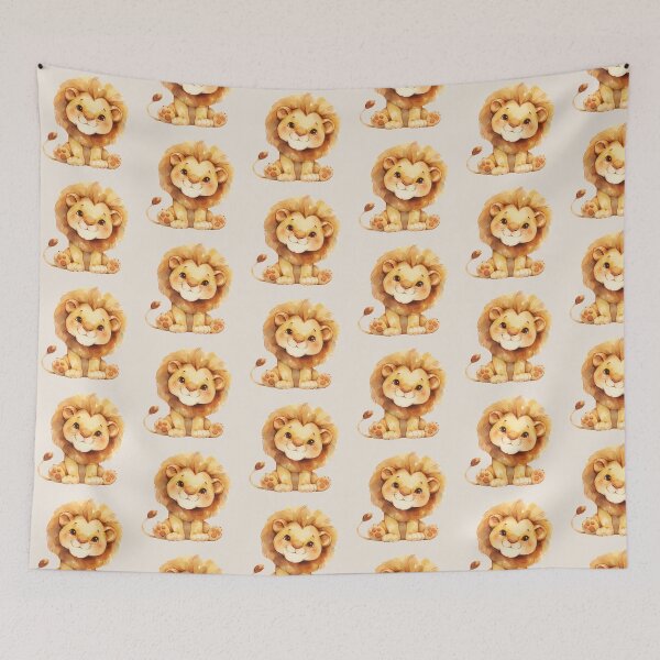 Item preview, Adorable Kawaii Lion designed and sold by MA DESIGNS.