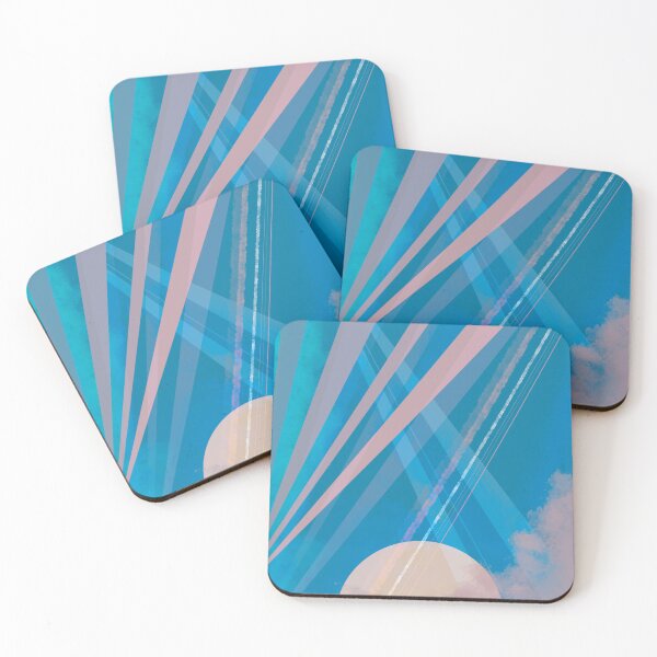 Item preview, Ethereal Sky Rays Abstract Art designed and sold by elliebart.