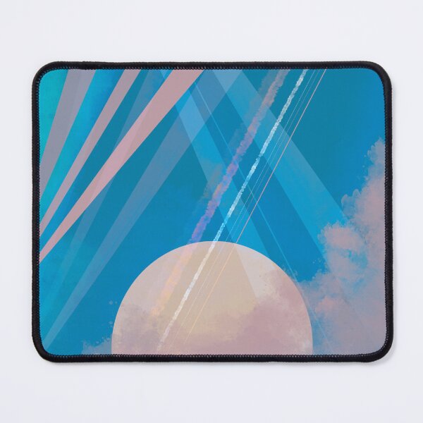 Item preview, Ethereal Sky Rays Abstract Art designed and sold by elliebart.