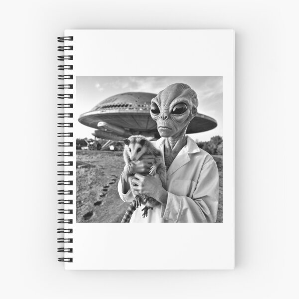 Item preview, Alien Abduction, possum, UFO, possum, meme, funnyfits70, Humor, Funny, retro, vintages, funny quotes, animal humor, designed and sold by FunnyFits70.