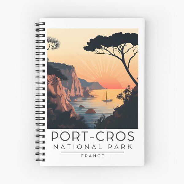 Item preview, A Vintage Travel Poster of Port-Cros National Park - France  designed and sold by GoodOldVintage.