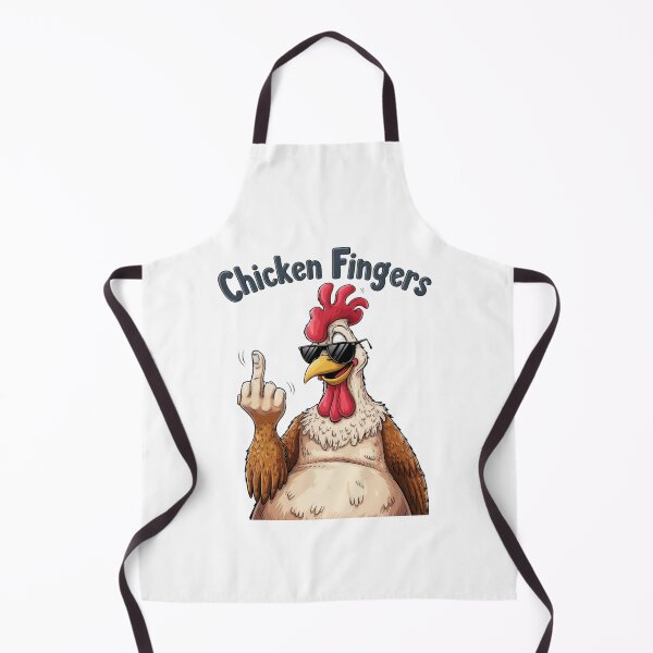 Item preview, Chicken Fingers, rooster, middle finger, meme, funnyfits70, Humor, Funny, retro, vintages, funny quotes, animal humor, designed and sold by FunnyFits70.