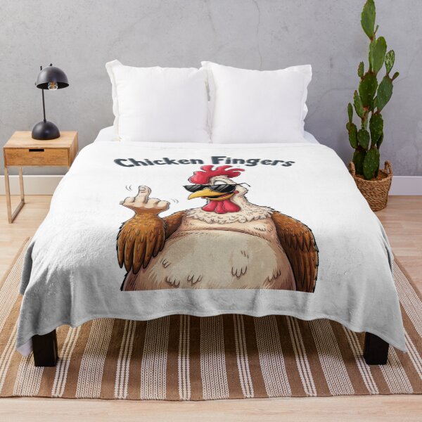 Item preview, Chicken Fingers, rooster, middle finger, meme, funnyfits70, Humor, Funny, retro, vintages, funny quotes, animal humor, designed and sold by FunnyFits70.
