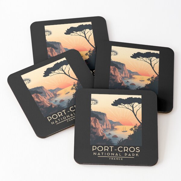 Item preview, A Vintage Travel Poster of Port-Cros National Park - France  designed and sold by GoodOldVintage.