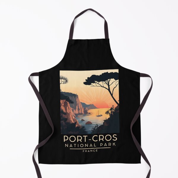 Item preview, A Vintage Travel Poster of Port-Cros National Park - France designed and sold by GoodOldVintage.