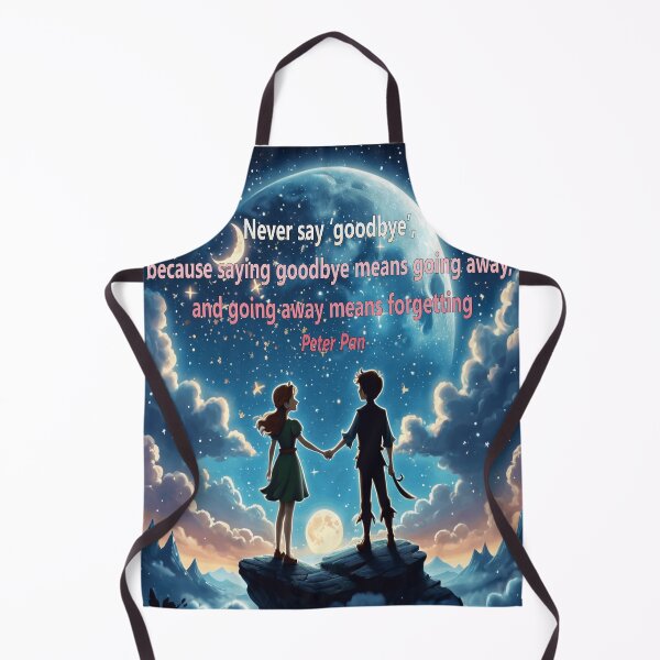 Item preview, Peter Pan Quote - "Never Say Goodbye" - Inspiring Children's Art designed and sold by EdicionesJML.