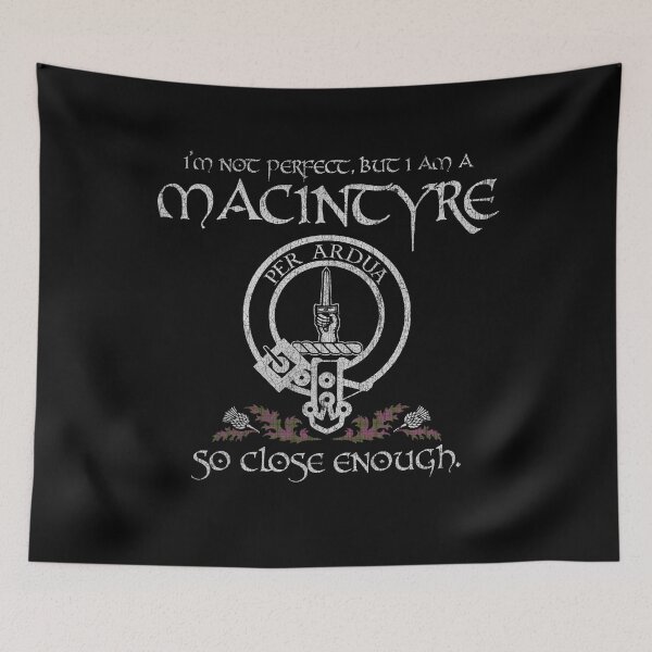 Item preview, MacIntyre of Glenorchy clan Scottish surname crest badge motto tartan sporran kilt men women designed and sold by Clan1093.
