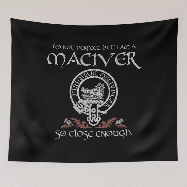 Item preview, MacIver of Strathendry clan Scottish surname crest badge motto tartan sporran kilt men women designed and sold by Clan1093.