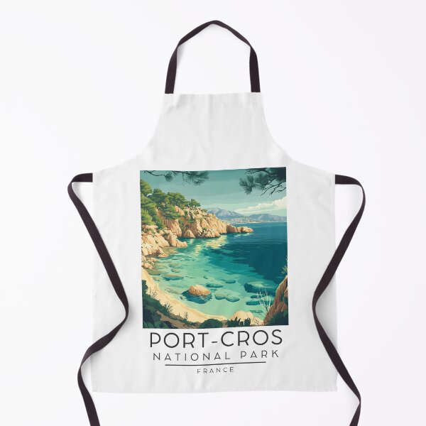 Item preview, A Vintage Travel Poster of Port-Cros National Park - France designed and sold by GoodOldVintage.
