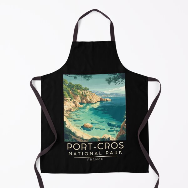 Item preview, A Vintage Travel Poster of Port-Cros National Park - France designed and sold by GoodOldVintage.