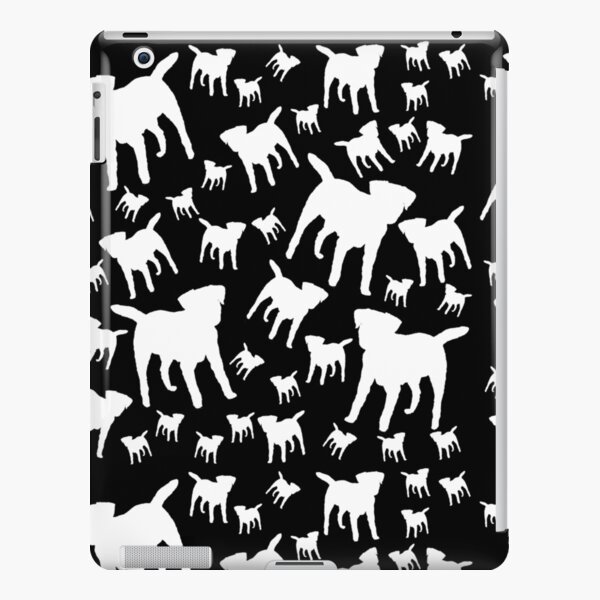 Border Terrier Gifts for Dog Lovers Black & White Silhouette iPad Snap Case