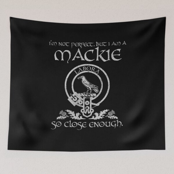 Item preview, Mackie clan Scottish surname crest badge motto tartan sporran kilt men women designed and sold by Clan1093.
