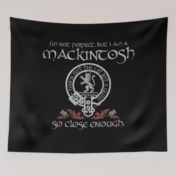 Item preview, MacKintosh Chief clan Scottish surname crest badge motto tartan sporran kilt men women designed and sold by Clan1093.