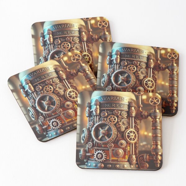 Item preview, Bavarian beer mug in steampunk style designed and sold by Conteceres.