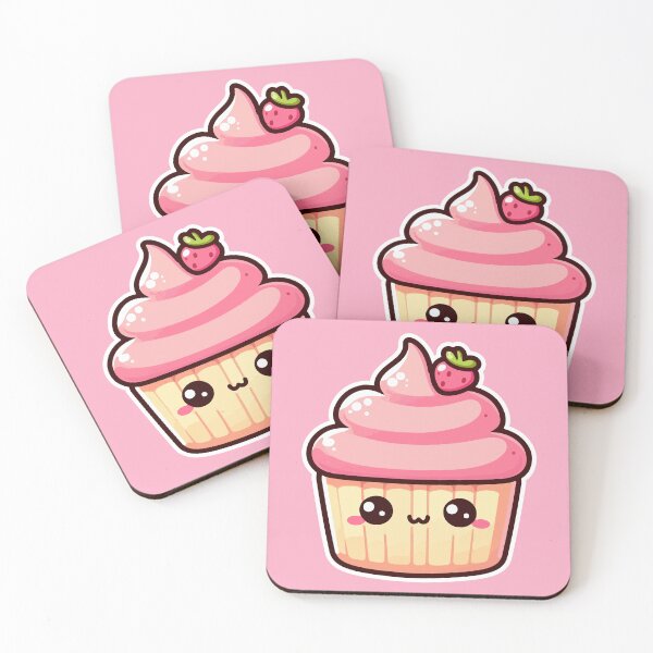 Item preview, Kawaii Cute Cupcake 1 | Food And Sweets For Women And Men T-Shirt designed and sold by panchiTWO.