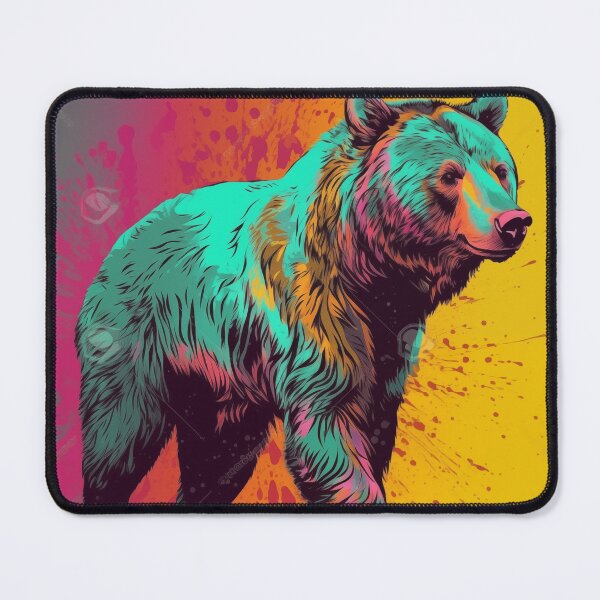 Item preview, Grizzly Bear Popart designed and sold by RedHandedOD.