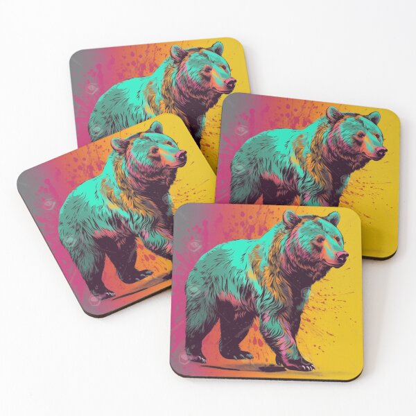 Item preview, Grizzly Bear Popart designed and sold by RedHandedOD.