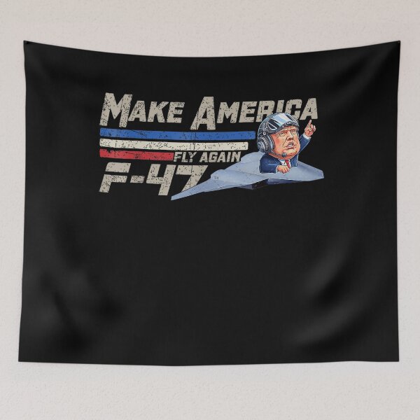 Item preview, 2025 Make American Fly Again Fighter F 47 designed and sold by kerrickflowers.