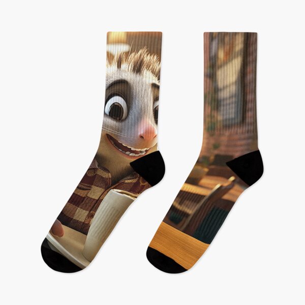 Item preview, funny opossum drinks espresso designed and sold by Mauswohn.
