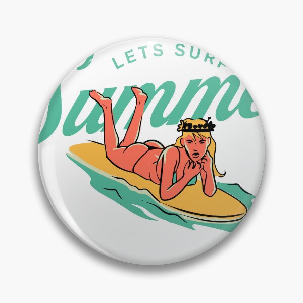 Item preview, Surfin borad summer vibes classic t-shirt designed and sold by Grxcreation.
