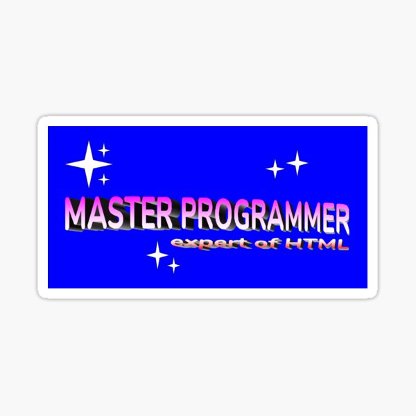 Artikel-Vorschau von MASTER-Programmierer, designt und verkauft von heyimleo.