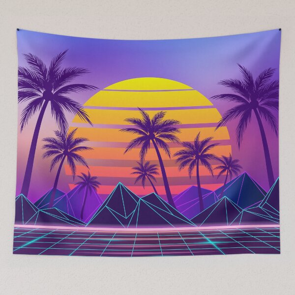 Item preview, Iridescent Sunset Synthwave designed and sold by MaiZephyr.