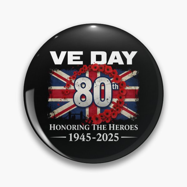 Artikelvorschau, VE-Day 80. Jahrestag 2025 Flagge V-E Day 80. entworfen und verkauft von varioarts.