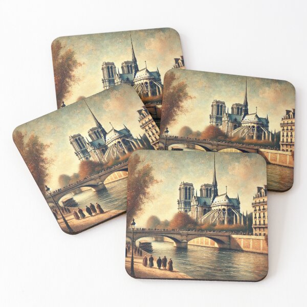 Item preview, Nostalgic Parisian cityscape designed and sold by Sigtrix.