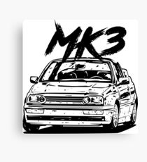Golf 3 MK3 Convertible "Dirty Style" Canvas Print